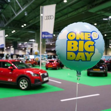 One Big Day Balloon With Car